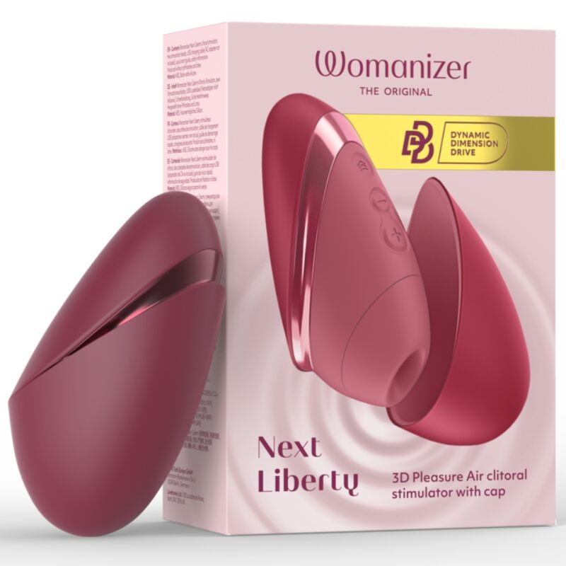 WOMANIZER - STIMOLATORE CLITORIDEO A SUZIONE 14 LIVELLI DI INTENSITÀ BORDEAUX