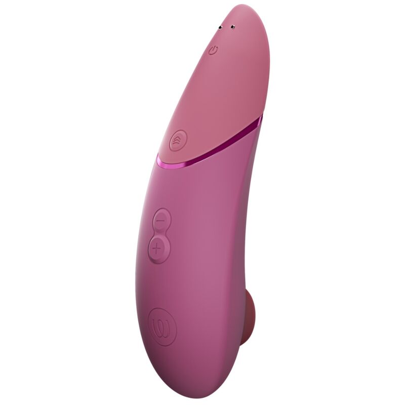WOMANIZER - STIMOLATORE CLITORIDEO A SUZIONE DI NEXT, 14 LIVELLI DI INTENSITÀ, ROSA SCURO - immagine 4