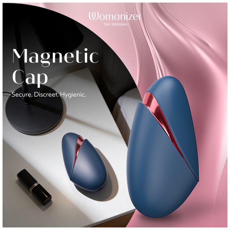WOMANIZER - NEXT LIBERTY 3D PLEASURE AIR STIMOLATORE CLITORIDEO BLU/ROSSO - immagine 4