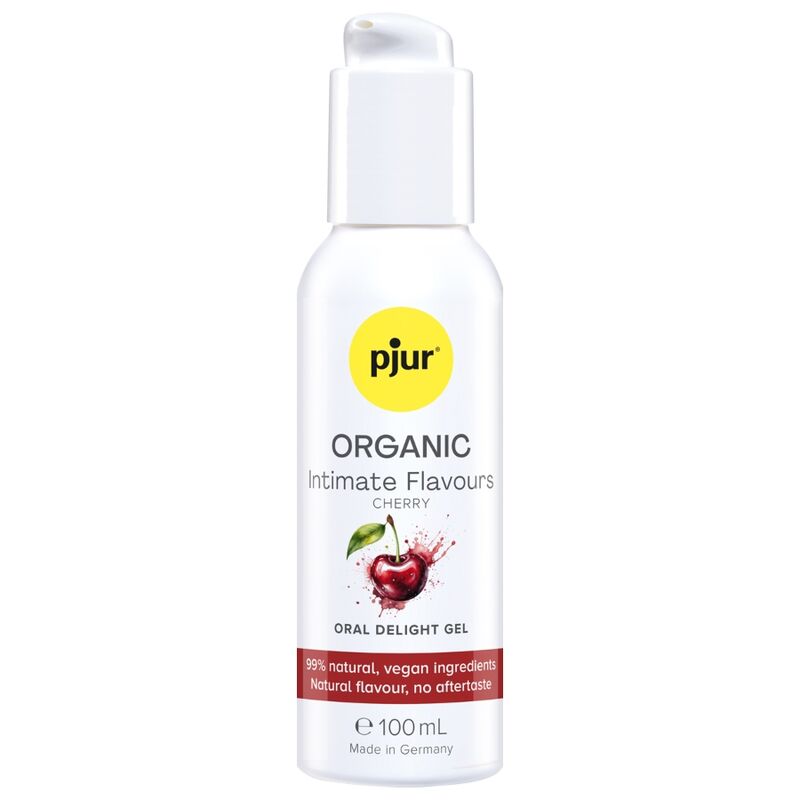 PJUR - GEL ORALE BIOLOGICO AL GUSTO CILIEGIA, AROMA INTIMO, 100 ML