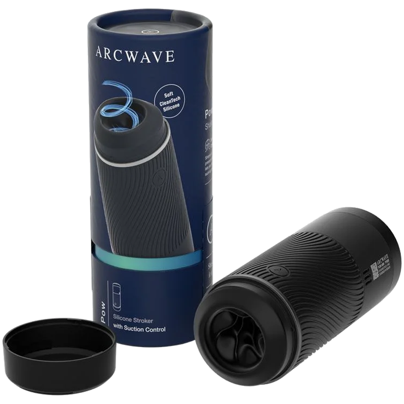 ARCWAVE - POW STROKER MANUALE CON CONTROLLO DELLASPIRAZIONE NERO - immagine 2