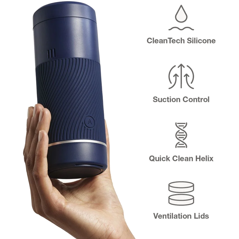 ARCWAVE - POW STROKER MANUALE CON CONTROLLO DELLASPIRAZIONE BLU - immagine 4