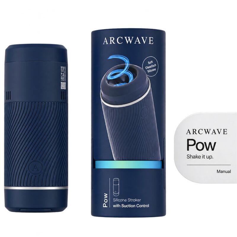 ARCWAVE - POW STROKER MANUALE CON CONTROLLO DELLASPIRAZIONE BLU - immagine 3