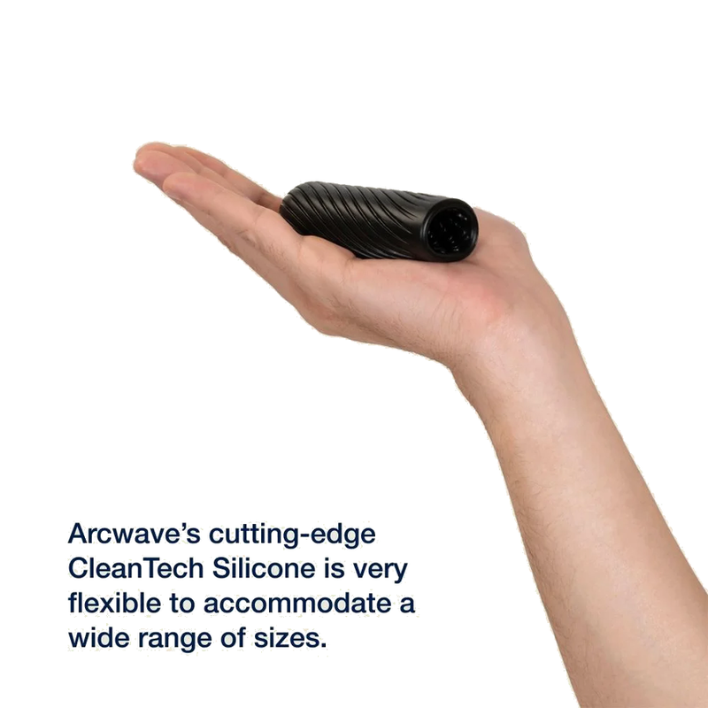 ARCWAVE - GHOST STROKER REVERSIBILE IN SILICONE NERO - immagine 3