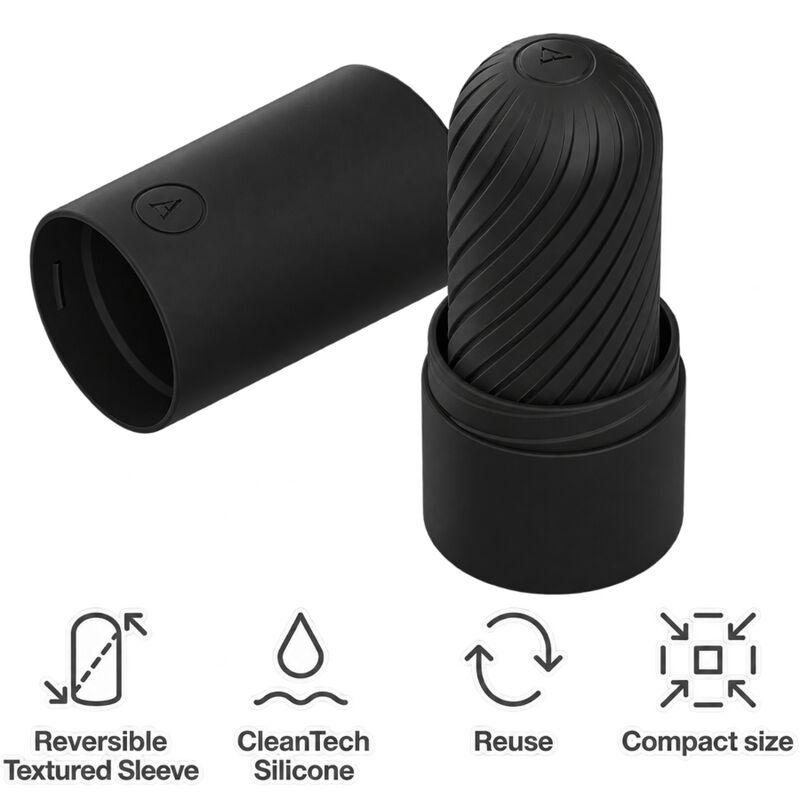 ARCWAVE - GHOST STROKER REVERSIBILE IN SILICONE NERO - immagine 4
