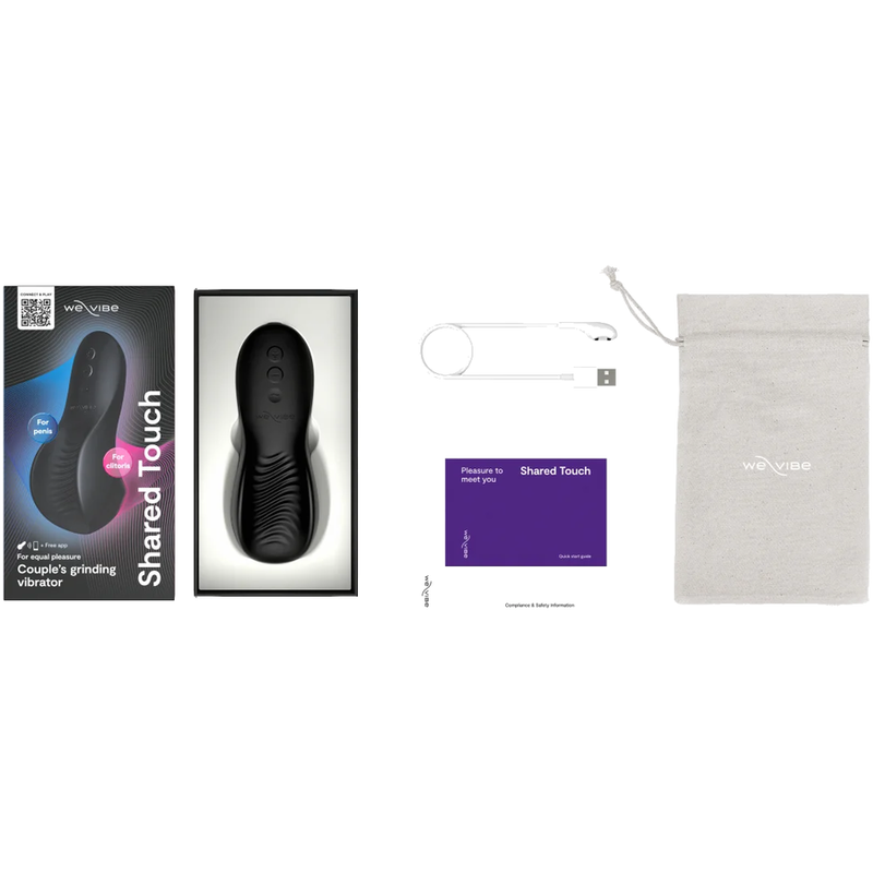 WE-VIBE - VIBRATORE PER COPPIE A DOPPIA FACCIA CONDIVISA, NERO - immagine 4