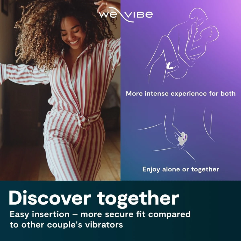 WE-VIBE - VIBRATORE PER COPPIE SYNC O WRAPPING-STIMULATION LUCE VIOLA - immagine 4
