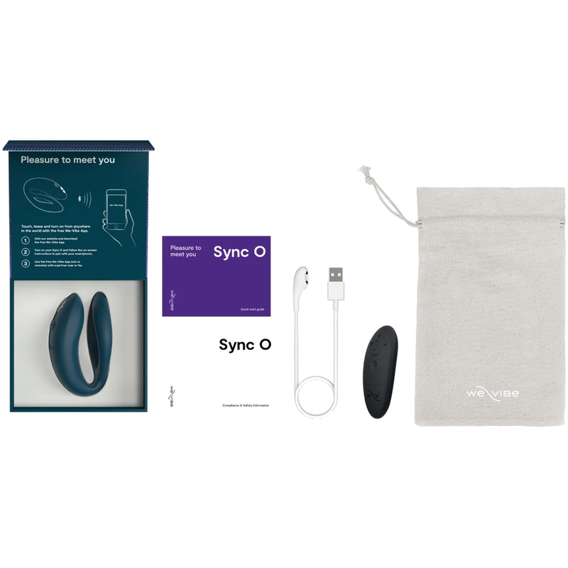 WE-VIBE - VIBRATORE PER COPPIE REGOLABILE SYNC 2, VERDE VELLUTO - immagine 2