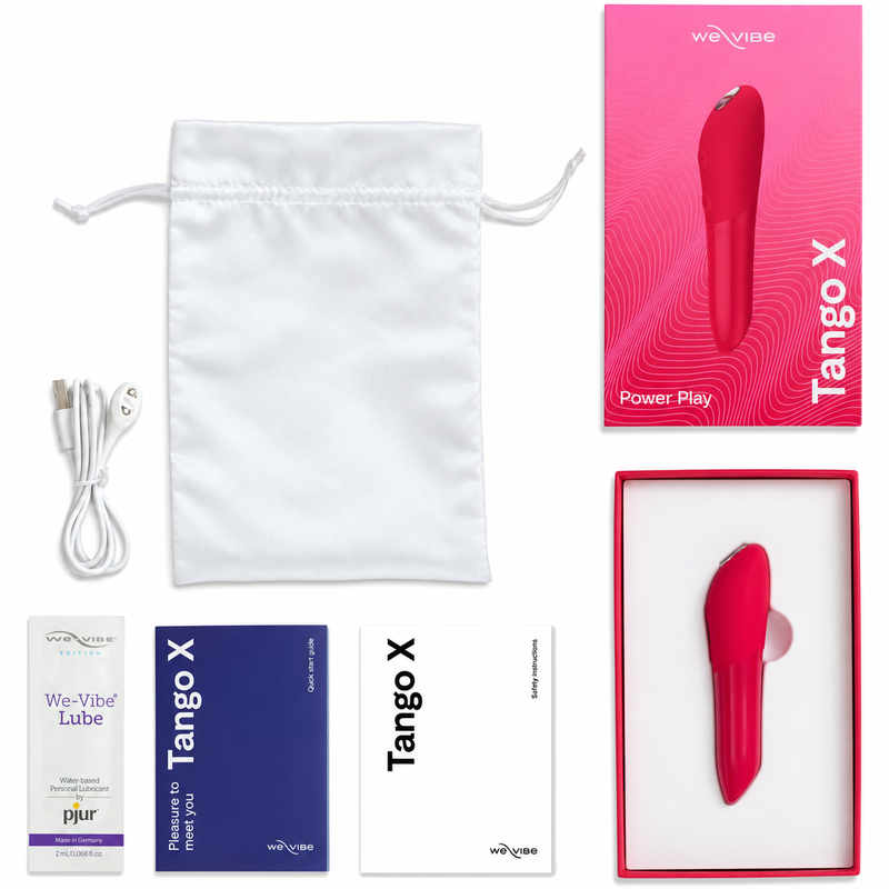 WE-VIBE - TANGO X VIBRATORE A PROIETTILE RICARICABILE ROSSO CILIEGIA - immagine 4