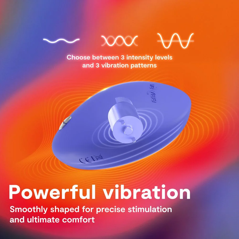 WE-VIBE - VIBRATORE RISCALDANTE E RAFFREDDANTE A TEMPERATURA INTENSIVA, COLORE BLU LAVANDA - immagine 5