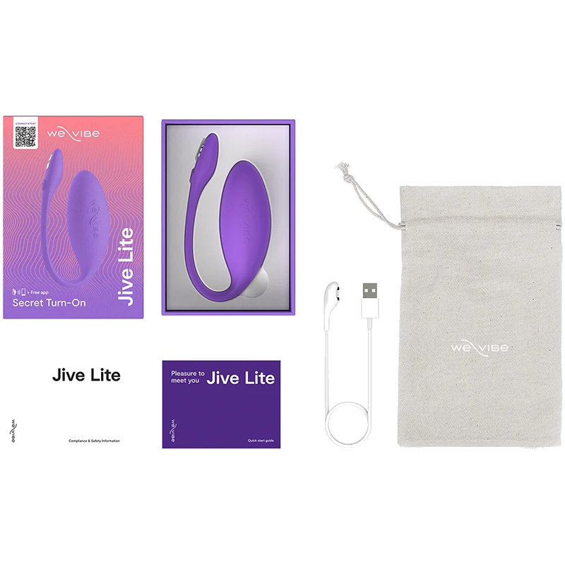 WE-VIBE - VIBRATORE A UOVO INDOSSABILE CONTROLLABILE TRAMITE APP JIVE LITE, VIOLA - immagine 5