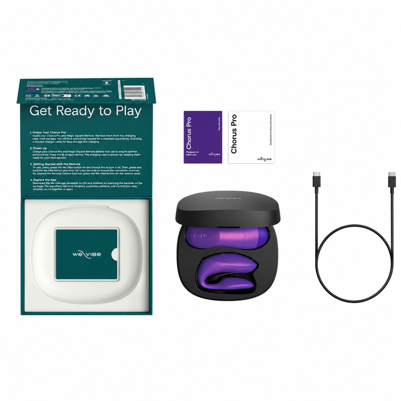 WE-VIBE - VIBRATORE PER COPPIE CHORUS PRO PREMIUM VIOLA COSMICO - immagine 4