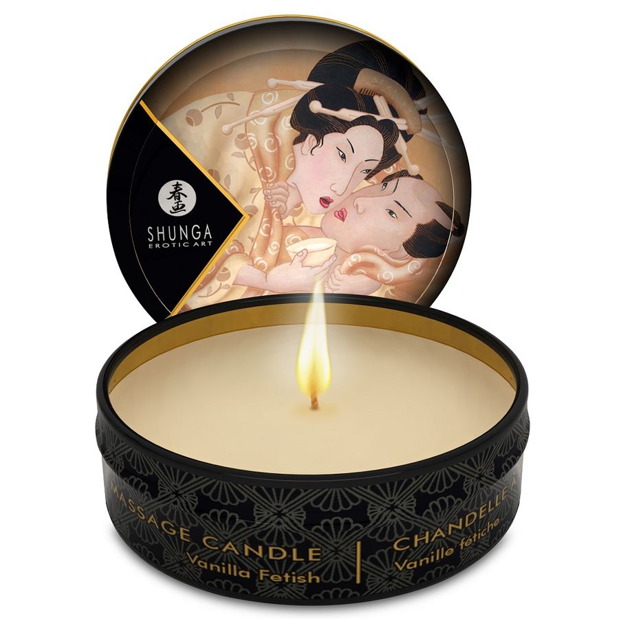 SHUNGA - MINI CARESS BY CANDLELIGHT ESPOSITORE CANDELE DA MASSAGGIO 24 UNITÀ - immagine 2