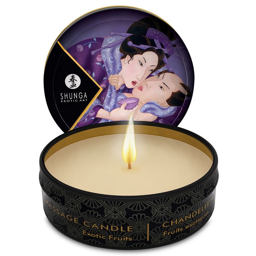 SHUNGA - MINI CARESS BY CANDLELIGHT ESPOSITORE CANDELE DA MASSAGGIO 24 UNITÀ - immagine 3