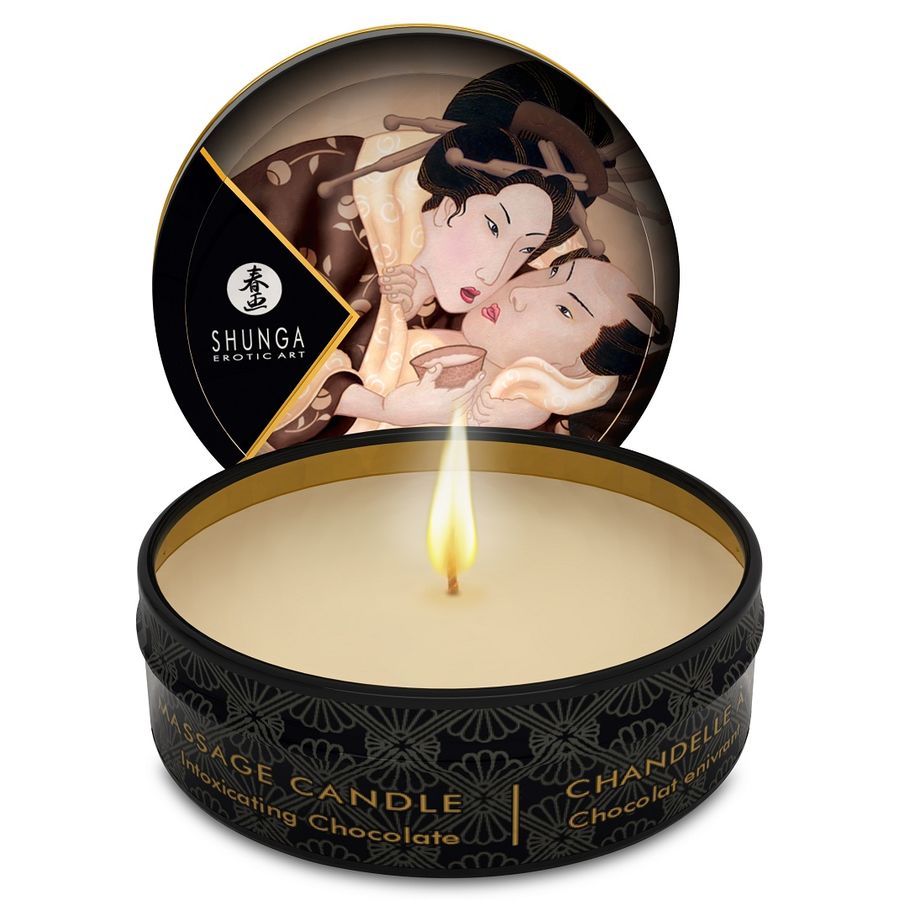 SHUNGA - MINI CARESS BY CANDLELIGHT ESPOSITORE CANDELE DA MASSAGGIO 24 UNITÀ - immagine 5