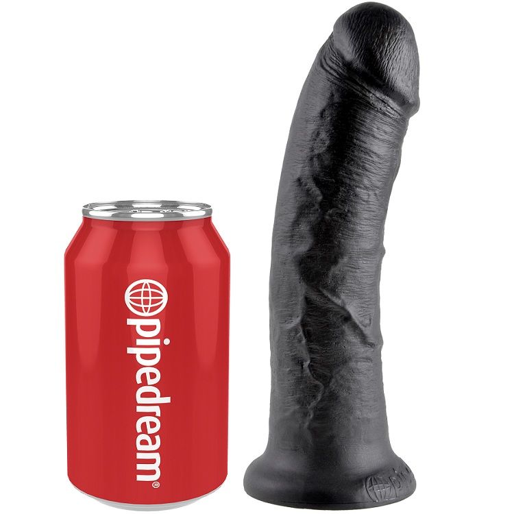 KING COCK - 8 DILDO NERO 20.3 CM - immagine 2