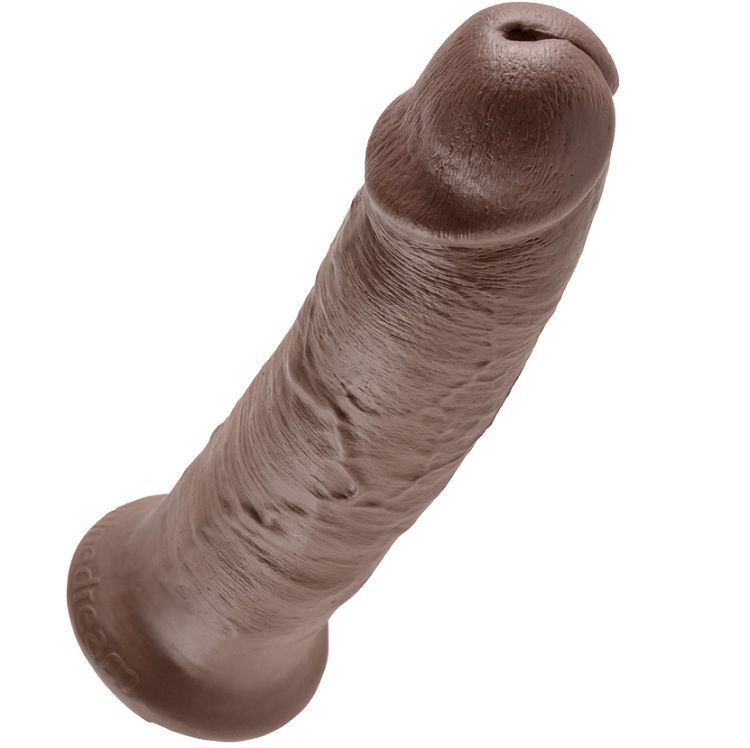 KING COCK - 10 DILDO MARRONE 25.4 CM - immagine 4