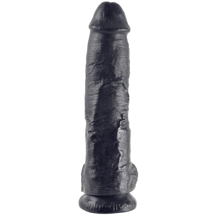 KING COCK - DILDO NERO CON SFERE 25.4 CM - immagine 2