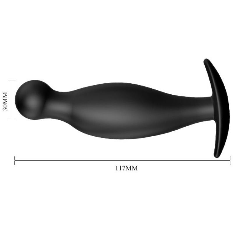 PRETTY LOVE - PLUG ANALE IN SILICONE 11.7 CM NERO - immagine 4