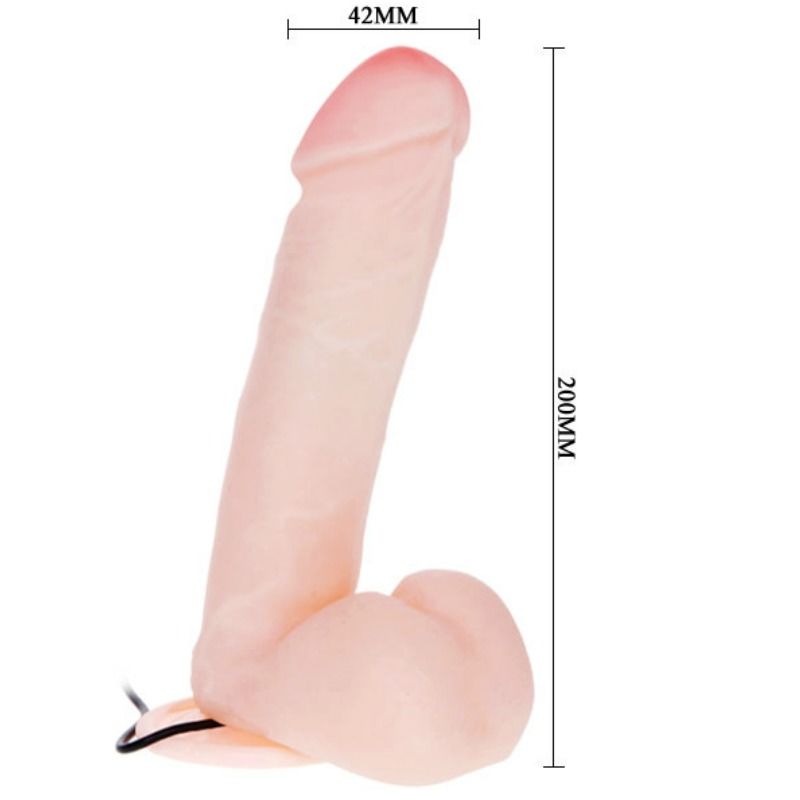 BAILE - DILDO REALISTICO CON VIBRAZIONE 20 CM - immagine 4