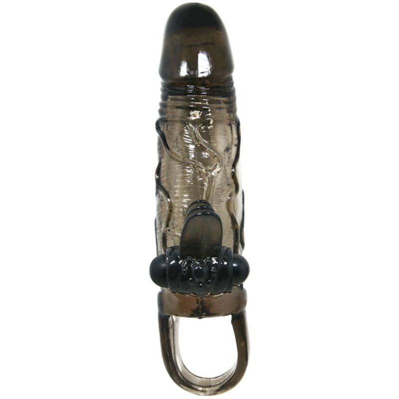 BAILE - COPRI PENE BRAVE MAN CON CLIT E STIMOLAZIONE ANALE DOPPIO BULLET NERO 16.5 CM - immagine 2
