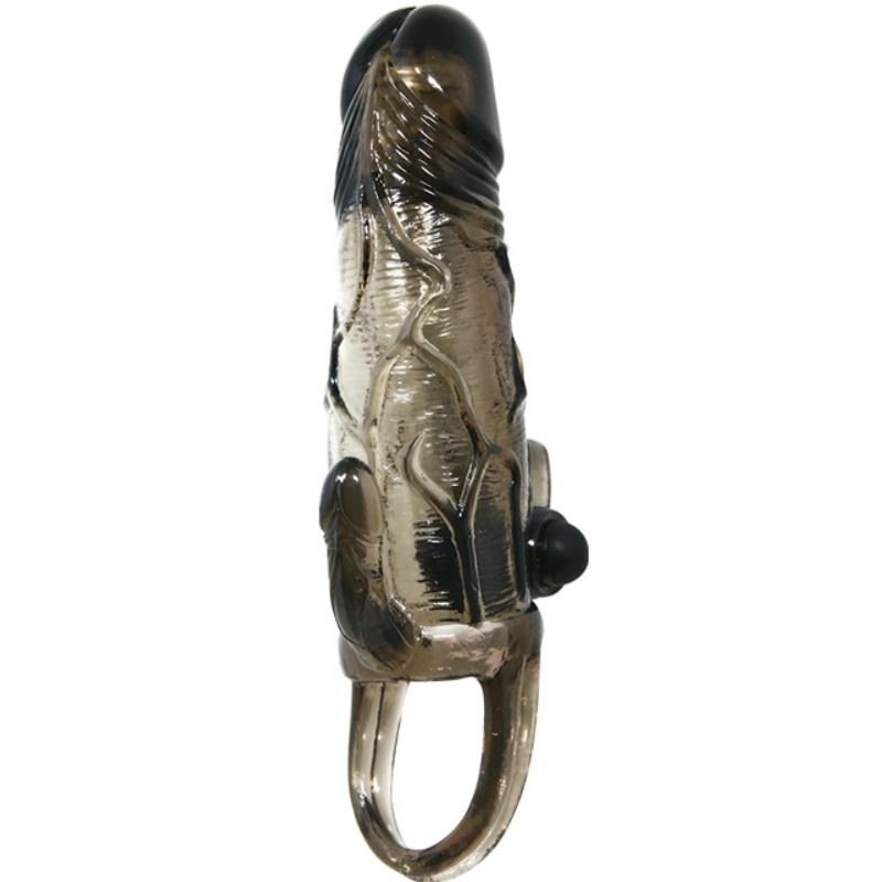 BAILE - COPRI PENE BRAVE MAN CON CLIT E STIMOLAZIONE ANALE DOPPIO BULLET NERO 16.5 CM - immagine 4