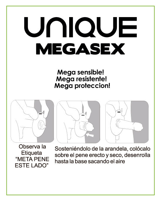 UNIQ - MEGASEX LATEX FREE SENSITIVE CONDOMS 3 UNITS - immagine 2