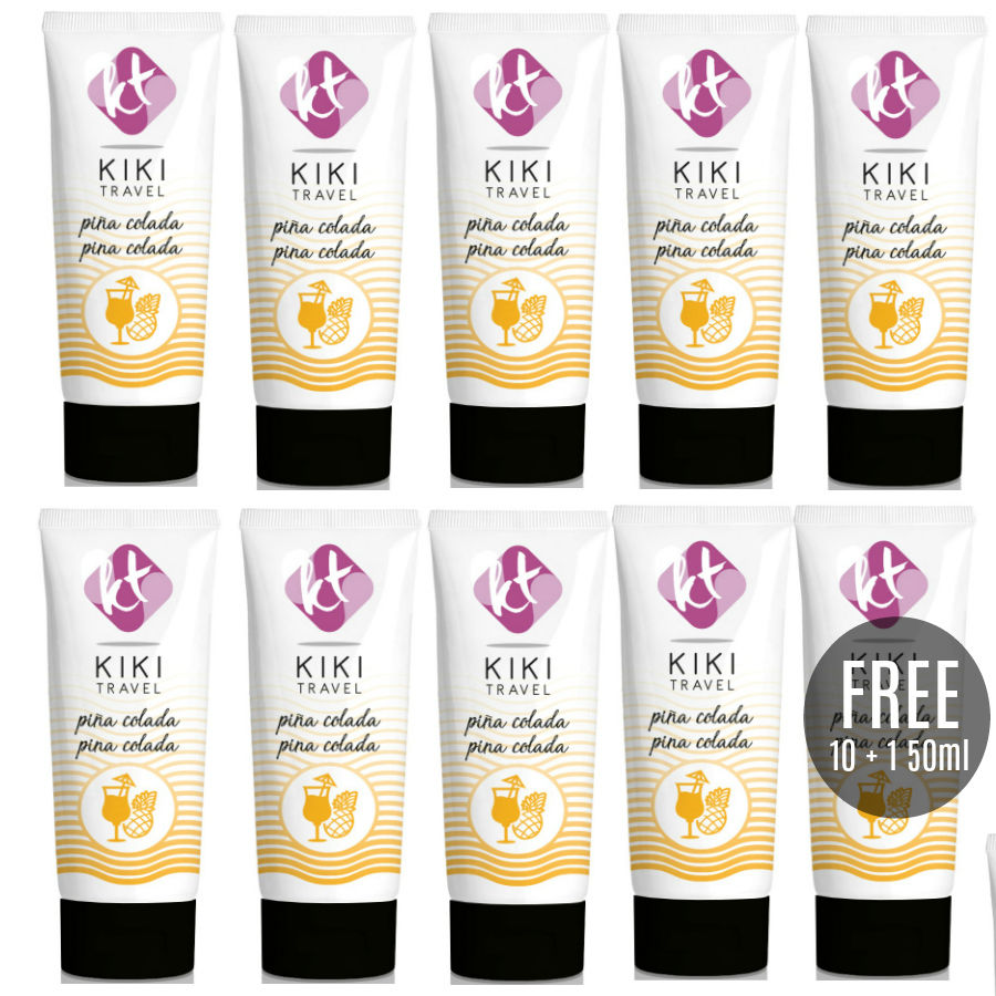 KIKÍ TRAVEL - LUBRIFICANTE PINA COLADA 50 ML 10 + 1 OMAGGIO