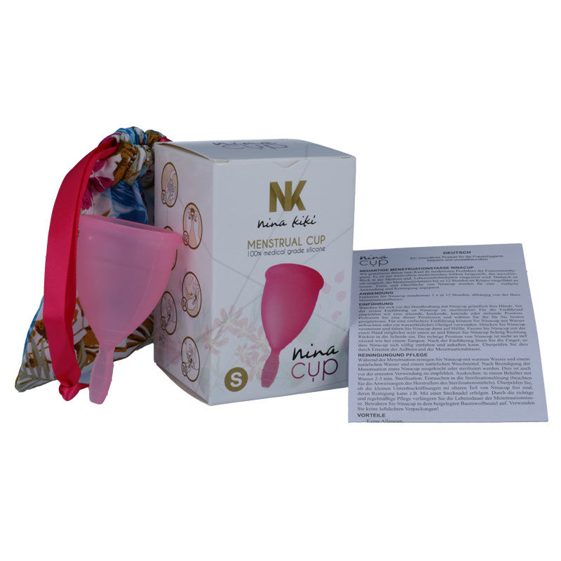 NINA KIKÍ - COPPA MESTRUALE ROSA - TAGLIA S - immagine 5