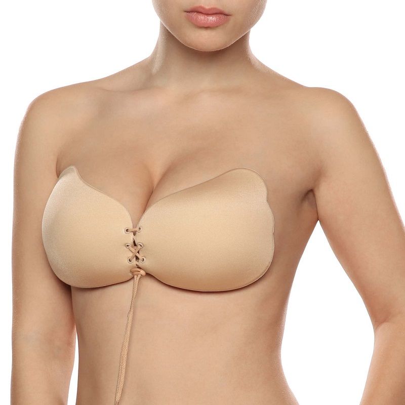 BYE-BRA - LACE-IT VALORIZZAZIONE PUSH-UP BEIGE COPPA D - immagine 3