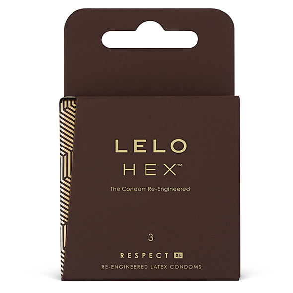 LELO HEX CONDOMS RESPECT XL 3 PACK - immagine 2