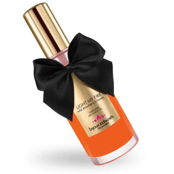 BIJOUX - OLIO DA MASSAGGIO EFFETTO CALDO AROMA FRAGOLA - immagine 3