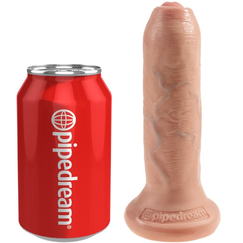 KING COCK - DILDO REALISTICO CARNE NON TAGLIATA 15 CM - immagine 4