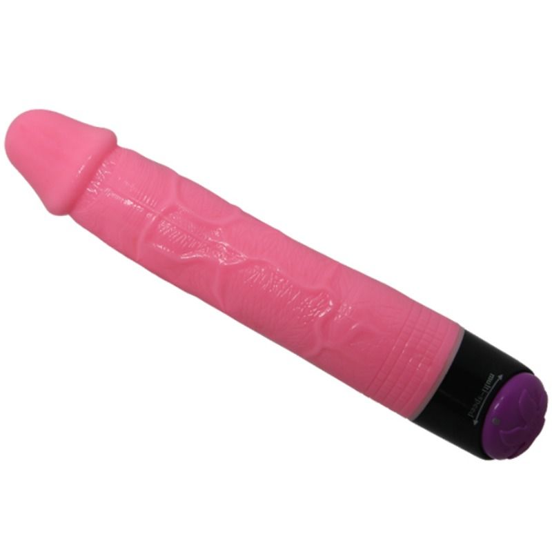 BAILE - VIBRATORE SEX REALISTICO COLORATO ROSA 23 CM - immagine 4