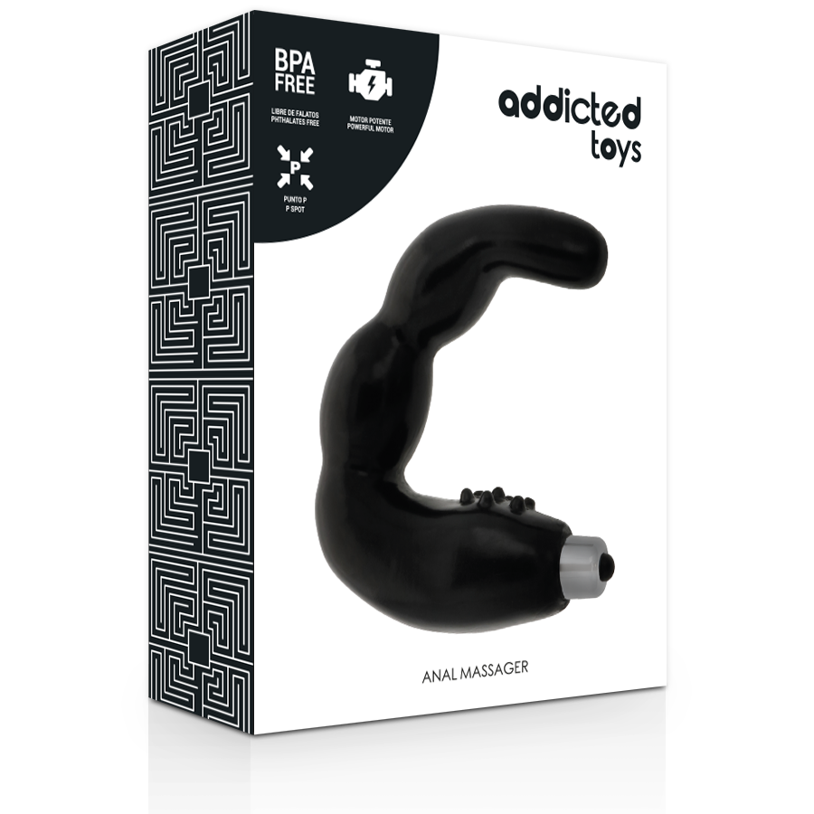 ADDICTED TOYS - VIBRAZIONE DEL MASSAGGIATORE ANALE DELLA PROSTATA - immagine 3