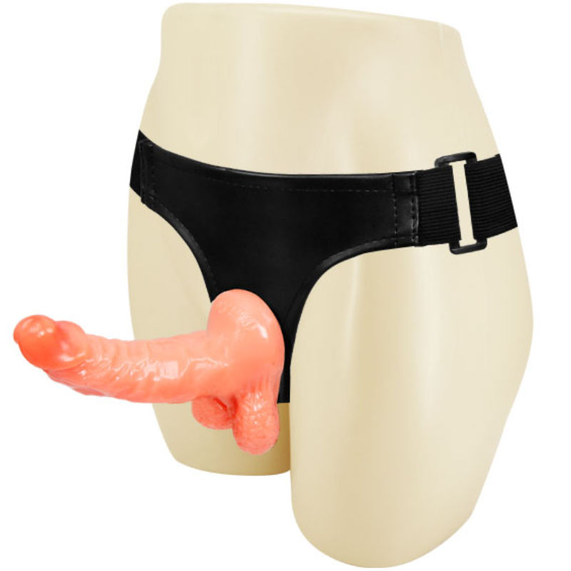 BAILE - IMBRAGATURA CON PENE REALISTICO E MUTANDINE REGOLABILI ULTRA APPASSIONATE 15.5 CM - immagine 2