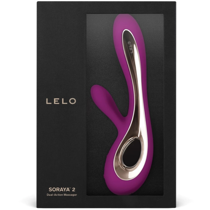 LELO - VIBRATORE SORAYA 2 RABBIT DEEP ROSE - immagine 3
