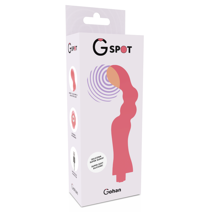 G-SPOT - VIBRATORE GOHAN G-SPOT ROSSO CHIARO - immagine 5