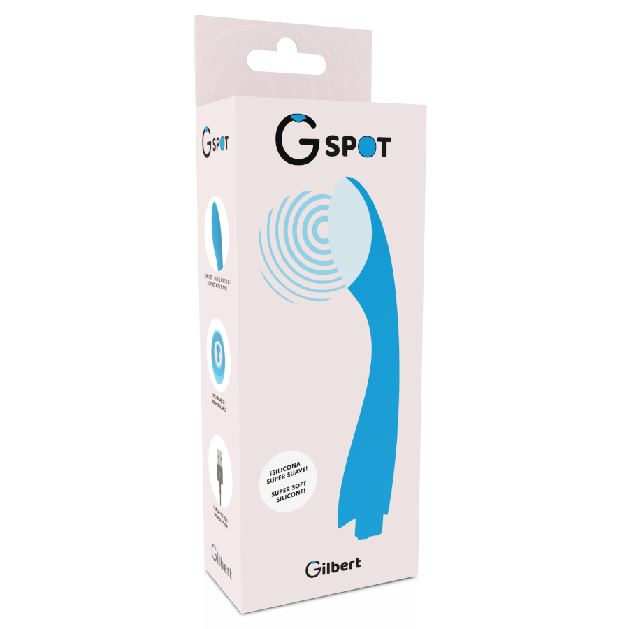 G-SPOT - VIBRATORE GYLBERT BLU TURCHESE - immagine 5
