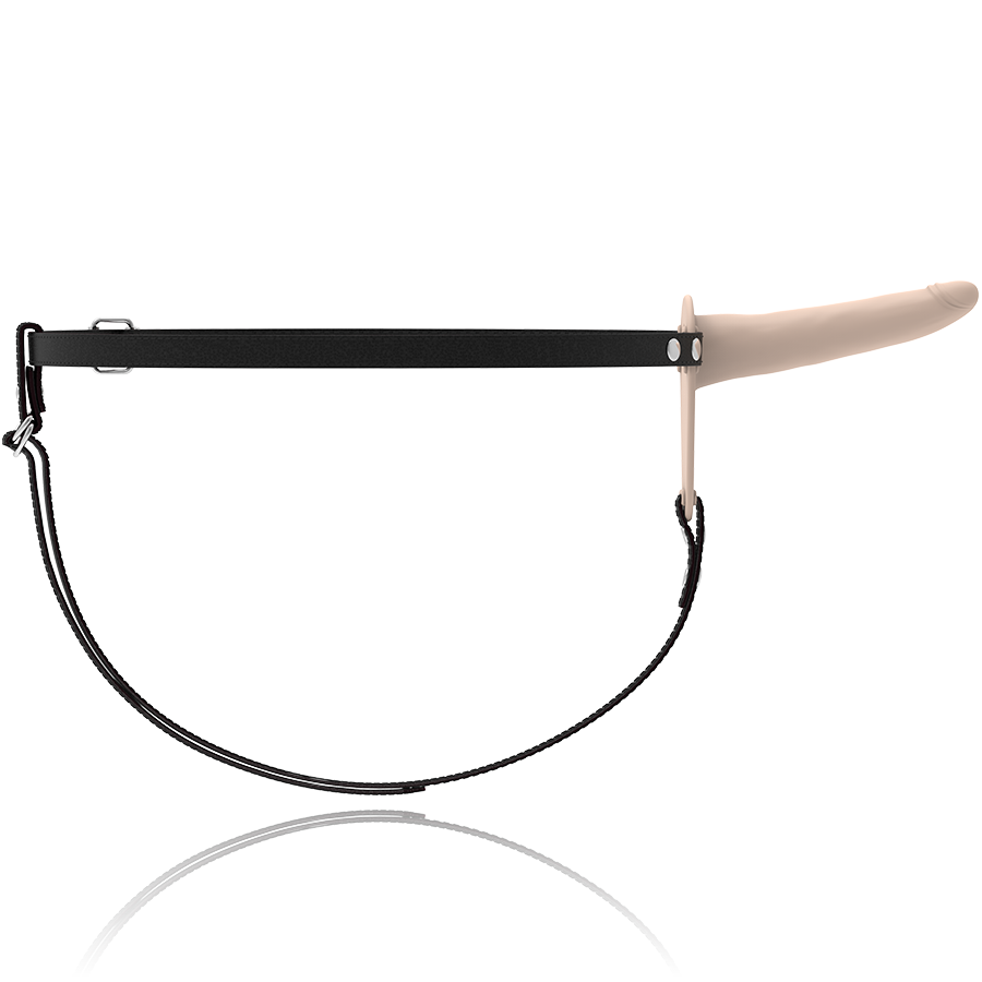 FETISH SUBMISSIVE HARNESS - VIBRATORE IN SILICONE CARNE 15 CM - immagine 5