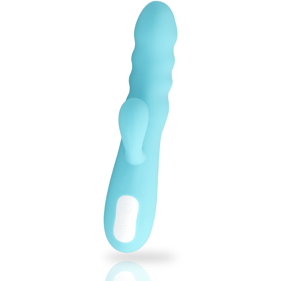 MIA - VIBRATORE ROTANTE EIFFEL BLU TURCHESE - immagine 3