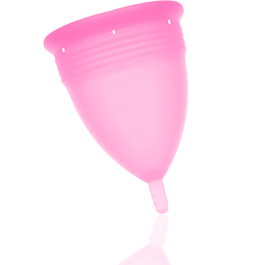 STERCUP - COPPA MESTRUALE IN SILICONE FDA ROSA - TAGLIA S - immagine 2