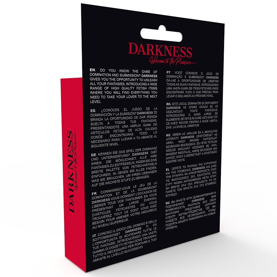 DARKNESS - IMBRAGATURA CON FORO TAGLIA UNICA - immagine 4