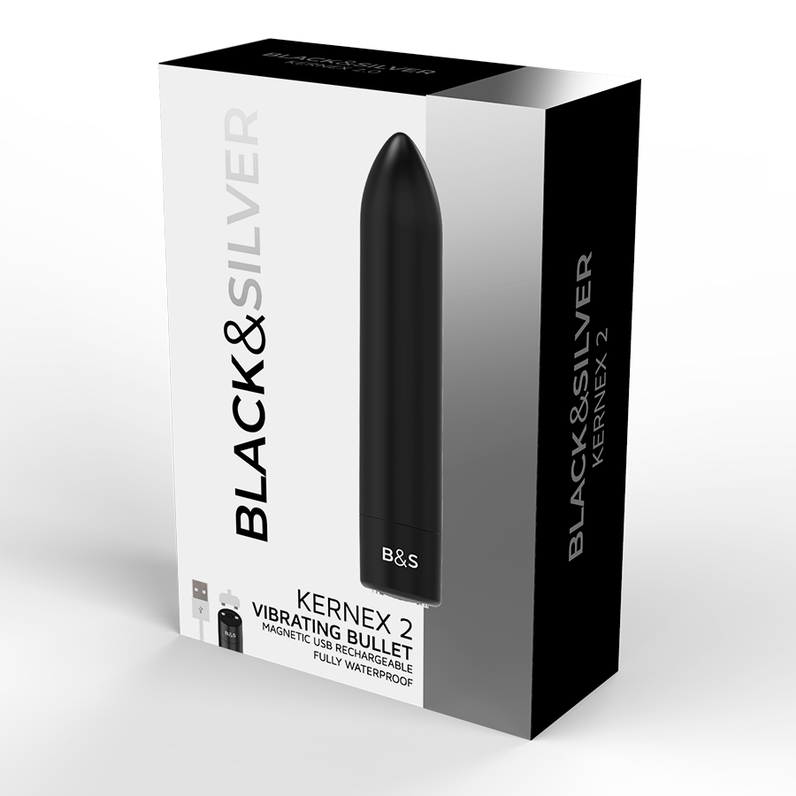 BLACKSILVER - KERNEX 2 PROIETTILE MAGNETICO VIBRANTE NERO - immagine 5