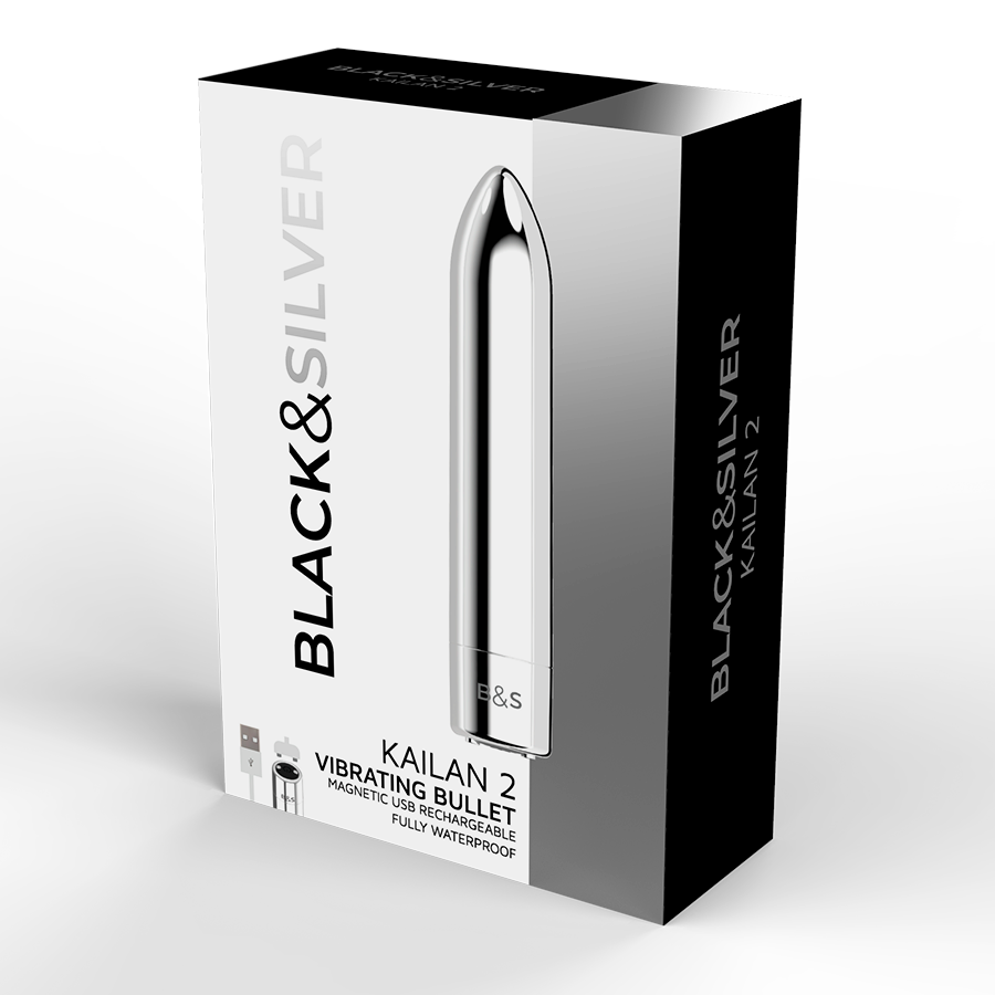 BLACKSILVER - KAILAN 2 PROIETTILE MAGNETICO VIBRANTE ARGENTO - immagine 5