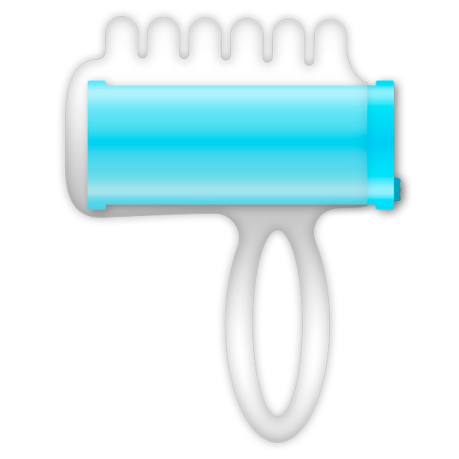 CASUAL LOVE - STIMOLATORE A DITA BLU - immagine 2