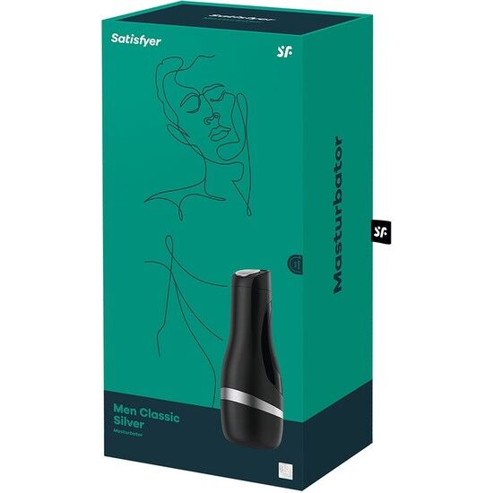 SATISFYER - MASTURBADOR MEN CLASSIC NEGRO - immagine 2