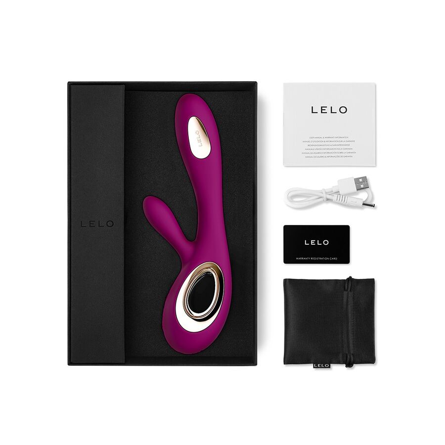 LELO - SORAYA VIBRATORE WAVE RABBIT DEEP ROSE - immagine 3