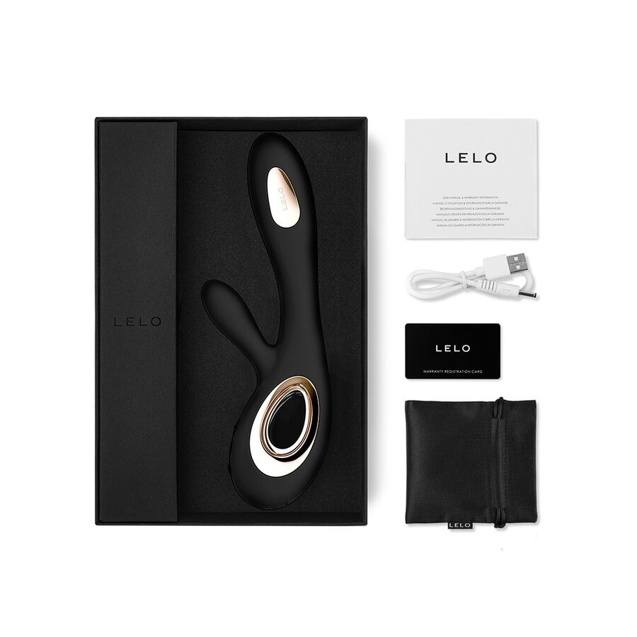 LELO - VIBRATORE SORAYA WAVE CONIGLIO NERO - immagine 4
