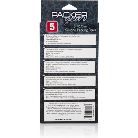 CALEXOTICS - IMBALLAGGIO IN SILICONE PENE 12.75 CM CARNE - immagine 2